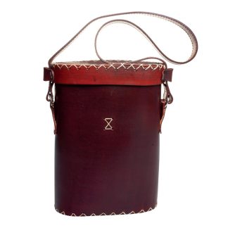 Bag  of Thermos In Leather