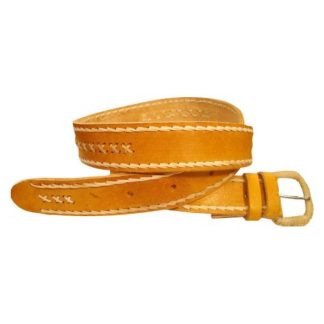 Cinto De Cuero Suela Tejido En Tiento