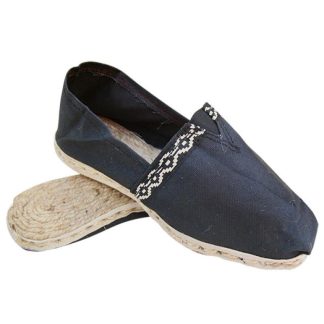 Alpargata De Lona Con Guarda y Fondo De Yute Nº 10 (43-44)