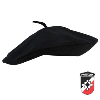 Boina Pamplona De Paño Lisa Clásica Vuelo Niño