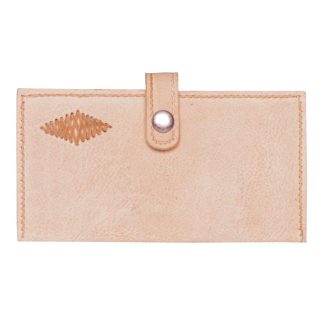 Billetera De Dama En Cuero Crud
