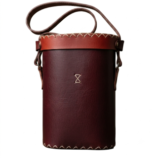 Bag  of Thermos In Leather